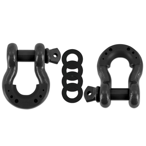 Borne Off-Road Borne D-Ring Shackle Set Black