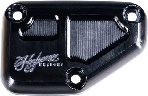 Front Brake Reservoir Cover Black L 23-24 Cvo