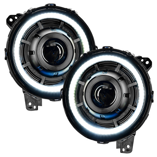 Oracle Oculus Bi-LED Projector Headlights for Jeep JL/Gladiator JT - Matte Blk - 5500K