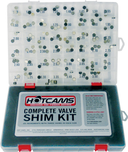 Valve Shim Kit 141pc Hon/kaw/suz/yam
