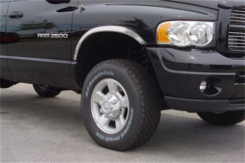 Putco 04-09 Chrysler Pacifica - w/body Cladding - Half Stainless Steel Fender Trim
