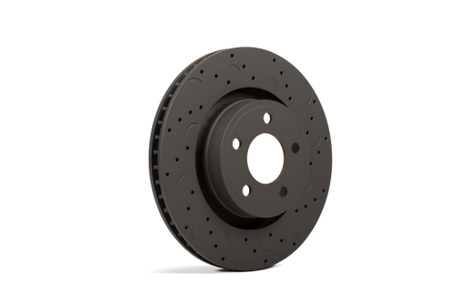 Hawk Talon 1992 Lexus ES300 Drilled and Slotted Rear Brake Rotor Set