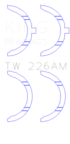 King Engine Bearings Toyota 3SGTE Thrust Washer Set
