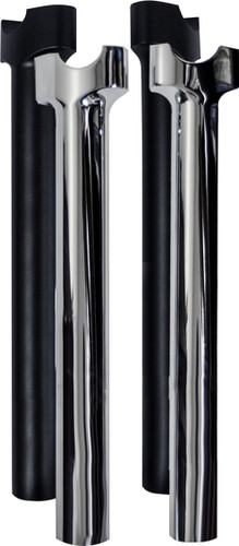 Chubby 12" Straight Risers Chrome
