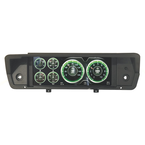 AutoMeter 72-76 Dodge/Plymouth A-Body InVision Direct Fit Digital Dash, Color LCD