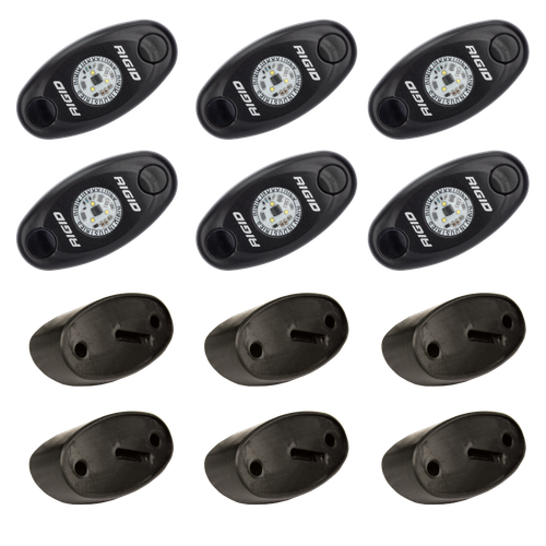 Rigid Industries Rock Light Kit- Cool White (6 lights)