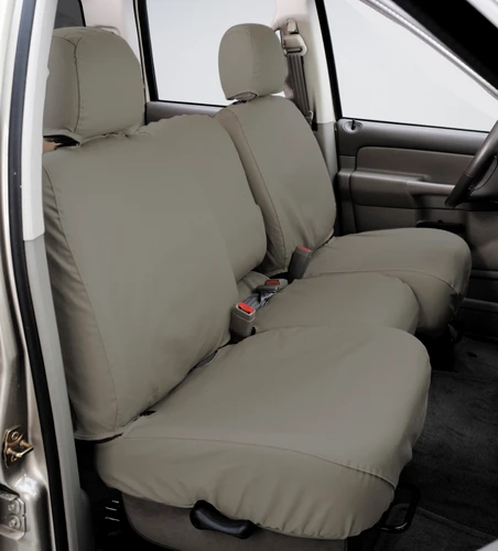 Covercraft 04-08 Dodge Ram Polycotton SeatSaver Custom Second Row Seat Covers - Misty Grey