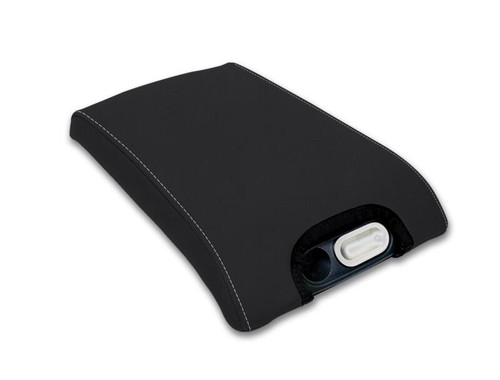 PRP 10-14 Ford Raptor  Center Console Cover- Black with Silver Stitch
