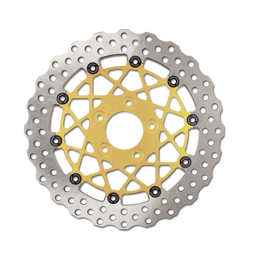 Performance Machine Disc/Carr Speedstar 11.5in x .20 FF No O/S Front - Gold Ano