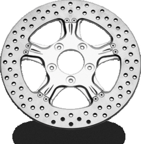 Performance Machine Disc/Carr 11.5 Wrath Rear - Chrome