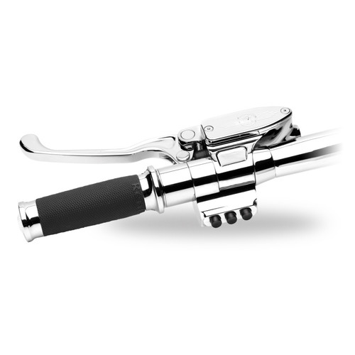 Performance Machine 11/16 Clutch Master Cylinder - Contour - Chrome