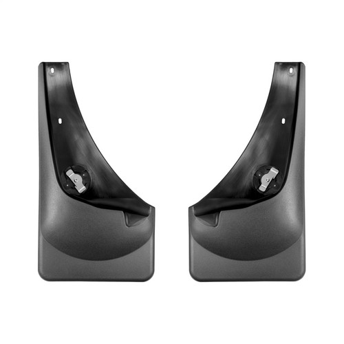WeatherTech 22-23 Ford F-150 Lightning No Drill Rear MudFlaps - Black