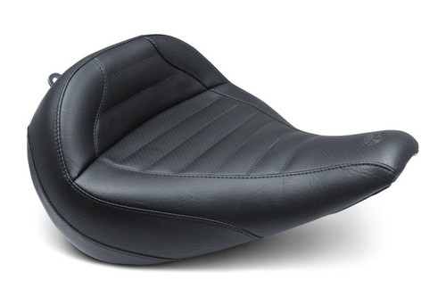 Mustang 18-23 Harley Fat Boy Standard Touring Solo Seat - Black