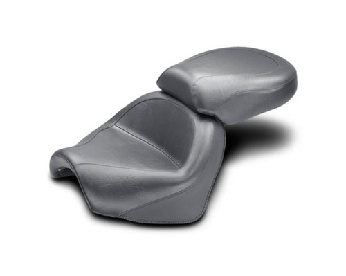 Mustang 05-08 Suzuki Boulevard C50, 05-08 C50T, 01-04 VL800 Volusia Touring 2PC Seat - Black