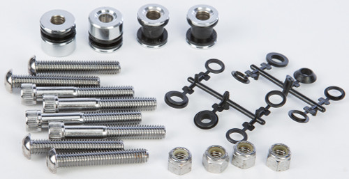 Docking Hardware Kit Chrome Softail 84-99 Exc Flsts