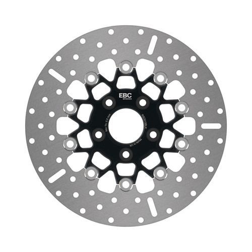 EBC 04-06 Harley-Davidson Sportster XL 883 Hugger Rear Black Chrome Rotor