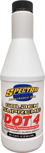 Dot 4 Golden Brake Fluid 12 Oz