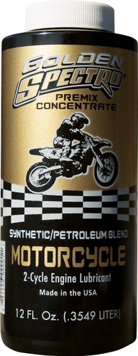 Golden Spectro Semi-syn Oil 2t 12oz Premix
