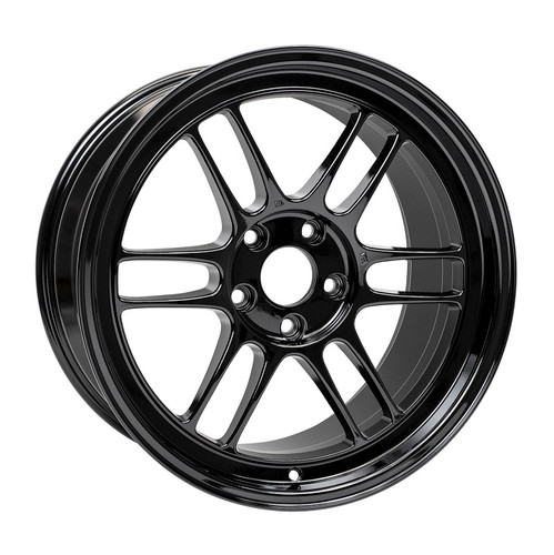 Enkei RPF1 18x9.5 5x114.3 38mm Offset 73mm Bore Gloss Black Wheel MOQ 40