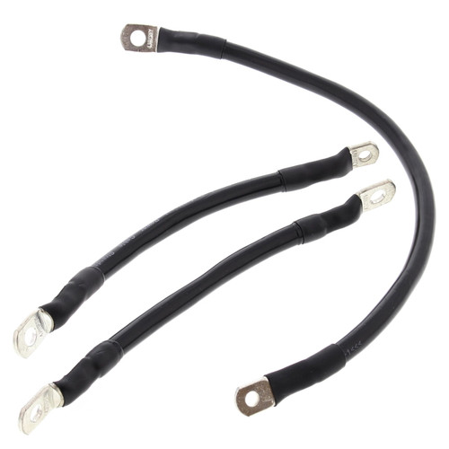 All Balls Racing 95-98 Harley-Davidson FXD Super Glide Battery Cable Kit Black