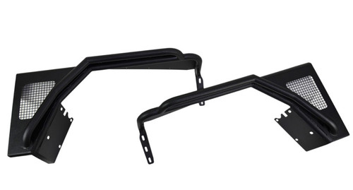 Fishbone Offroad 97-06 Jeep Wrangler Steel Tube Fender Front/Rear - Blk Txtred Powdercoat (Set Of 4)