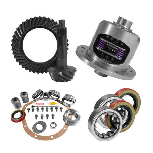 Yukon Gear 8.875in GM 12T 3.08 Rear Ring & Pinion Install Kit 30 Spline Positraction Axle Bearings