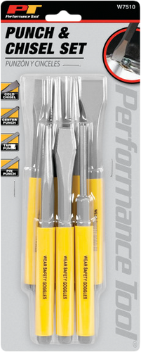 7 Pc Punch / Chisel Set