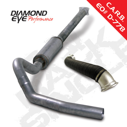 Diamond Eye KIT 4in Catback Single w/ TDP SS 04-05 Chevy/GMC 6.6L Duramax 2500/3500