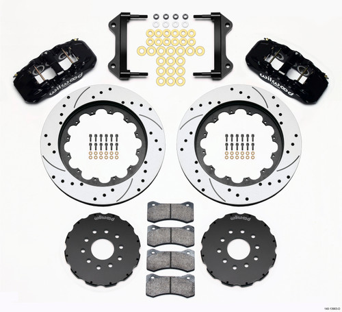 Wilwood AERO6 Front Hat Kit 15.00 Drilled 97-04 Corvette C5/Z06 05-13 C6
