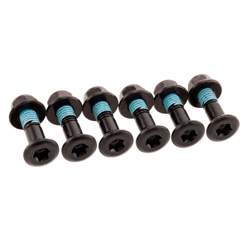Euro Style Hub-savers Black Sprocket Fastening Kit