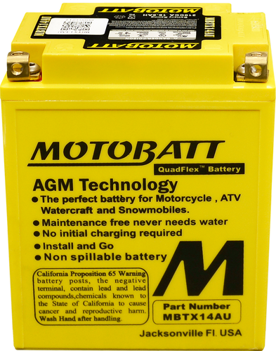 Battery Mbtx14au Sealed Factory Activated