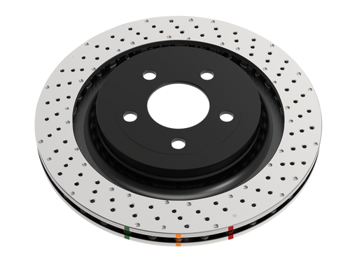 DBA 2018+ Hyundai I30 N Performance Rear Cross Drilled/Dimpled 4000 Series Rotor