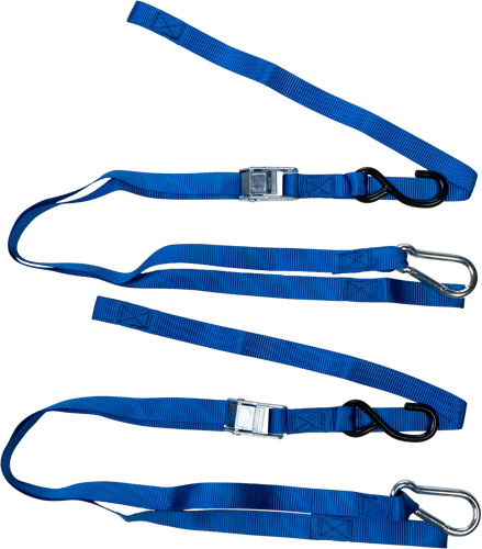 1" X 6' Tie-down Blue 2/pk