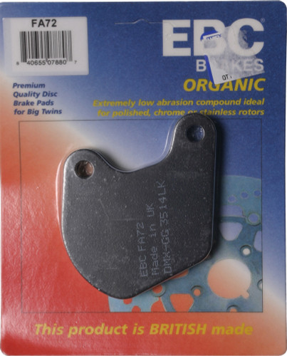 Brake Pads Fa72 Organic