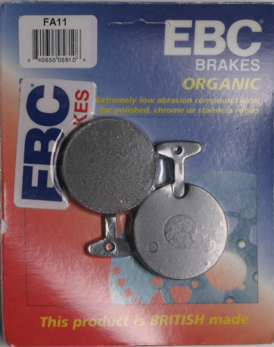 Brake Pads Fa11 Organic