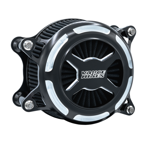 Vance & Hines HD Touring 08-16 VO2 X Intake Black Contrast