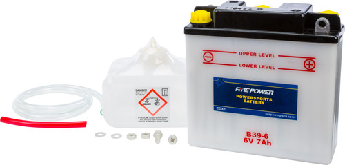 Battery W/acid B39-6 6v