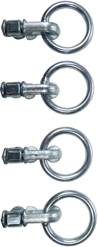 Heavy Duty L-track Connects 4/pk