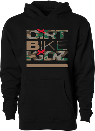 Classic Camo Youth Hoodie Black Ym
