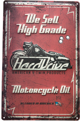 Harddrive M/c Oil Sign