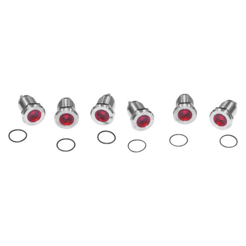 Letric Lighting Royal Flush Mount 9-16in Stl/Red