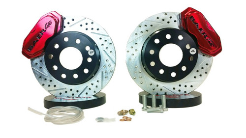 Baer Brakes 05-14 Ford Mustang (S197) 11in SS4+ Deep Stage Front SDZ Brake Kit - Fire Red