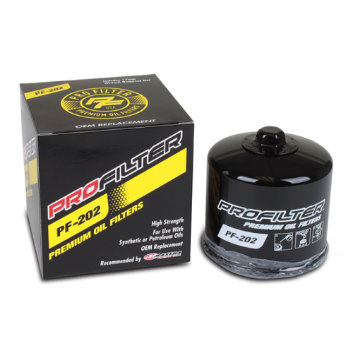 ProFilter Honda/Kawasaki Spin-On Black Various Performance Oil Filter