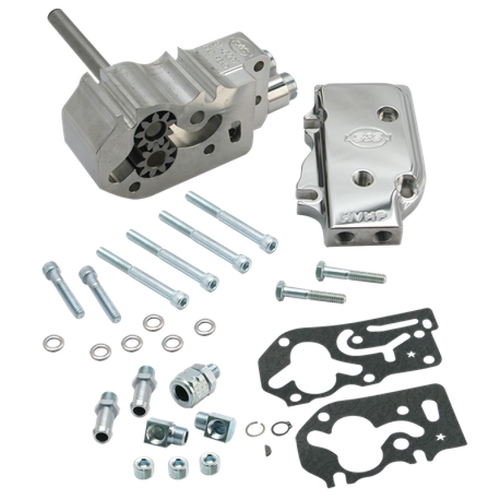 S&S Cycle 92-99 BT High Volume High Pressure Billet Oil Pump Kit - Polished