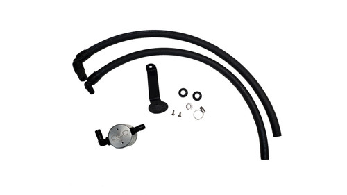 J&L 22-25 Toyota Tundra, 23-25 Sequoia 3.5L Turbo Oil Separator 3.0 Driver Side - Clear Anodized