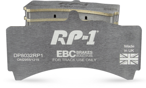 EBC Racing 2016 Ford Mustang GT350 5.2L RP-1 Race Front Brake Pads