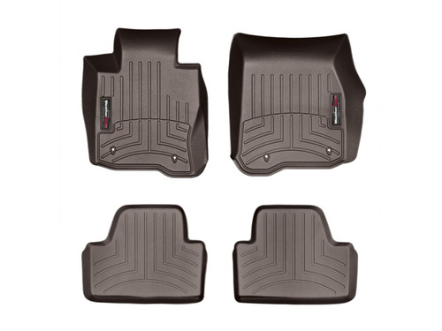 WeatherTech 2014+ BMW 4-Series Front & Rear FloorLiner - Cocoa