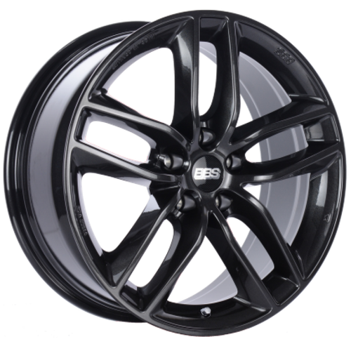 BBS SX 20x9 5x112 ET33 Crystal Black Wheel 66.5 CB