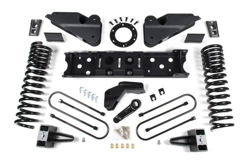 Zone Offroad 2019 Ram 3500 4.5in Radius Arm Brkt 3in Rr Block w/ Overload 8-Bolt T-Case Nitro Shocks