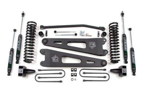 Zone Offroad 05-07 Ford SuperDuty 4in Radius Arm System - Gas